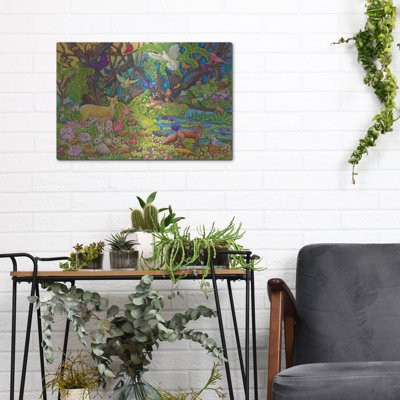 Loon Peak® «Forest Animals» par Andrea Strongwater, art mural en métal