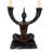 12'' H Brass Tabletop Candlestick