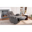 Fauteuil inclinable et pivotant avec massage vibrant et chauffant-543809422