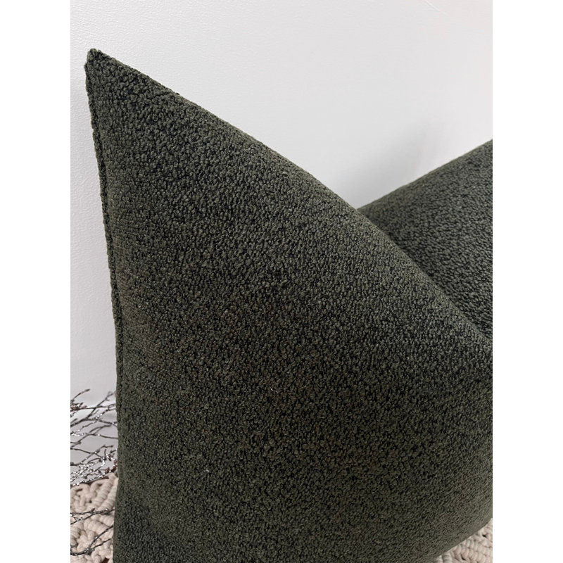 Abstract Square Cushion Cover, Green 