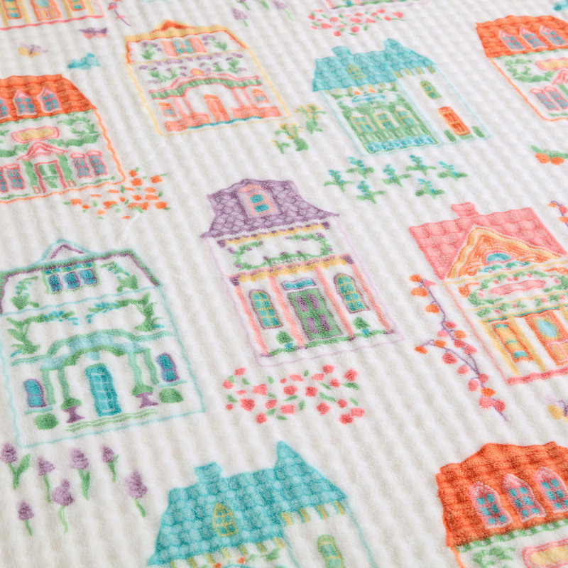 Plaid Lenox Bubble Plush 50x70, Spice Village, Spice Village
