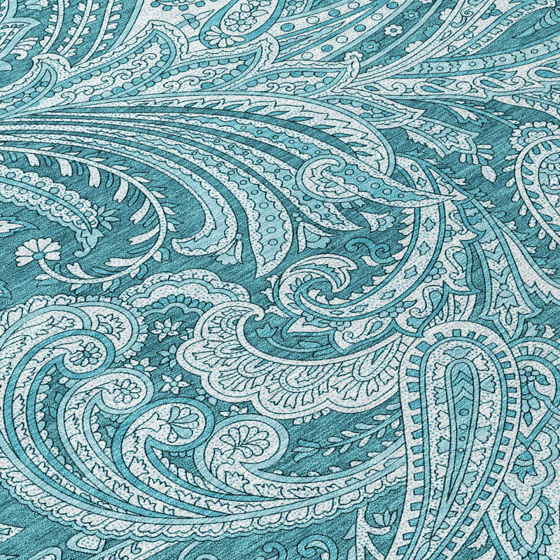 Cresley Paisley Indoor / Outdoor Rug, Rectangle 5' x 7'6"