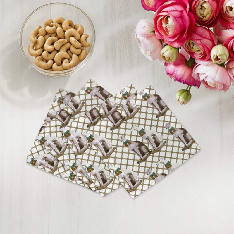 Regal Greyhound Square Napkins, 6" W x 6" L, Luxe