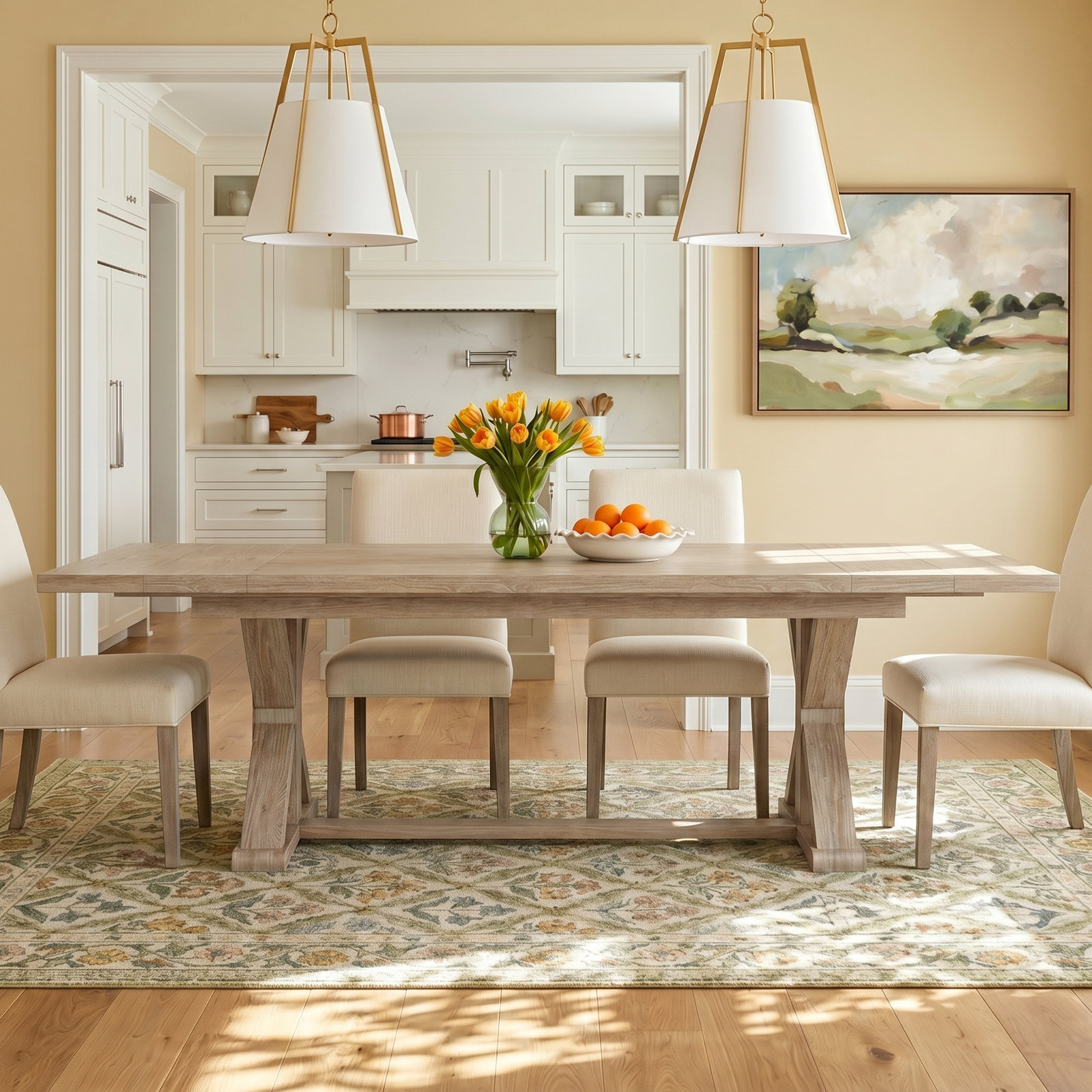 Lana 86" Extendable Dining Table