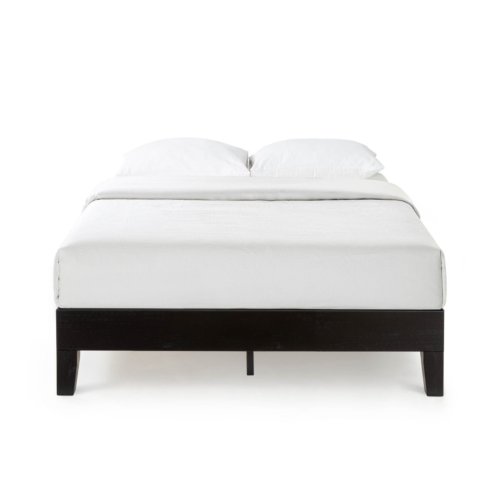 Amaryn Solid Wood Bed, Full/Double, Black
