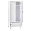 Brazzell 2 Door Solid Wood Wardrobe