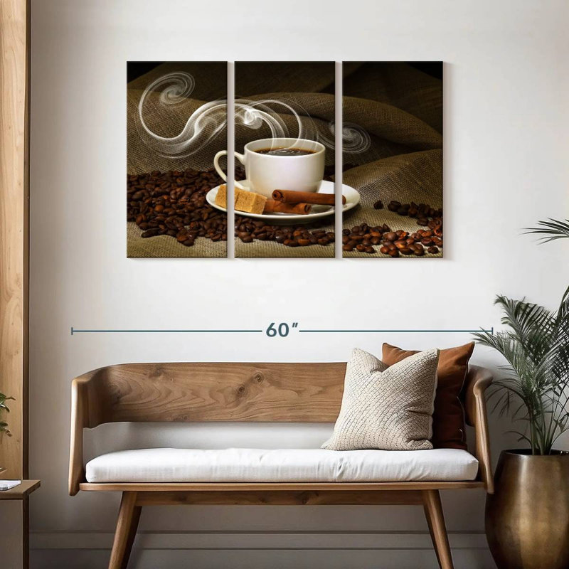 Yarlin Steaming Cinnamon Coffee, 28" H x 45" W