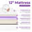 12" Medium Memory Foam Mattress-48877738