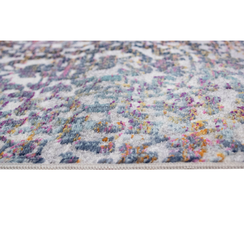 Lucha Floral Indoor Rug, Rectangle 3'10" x 6'