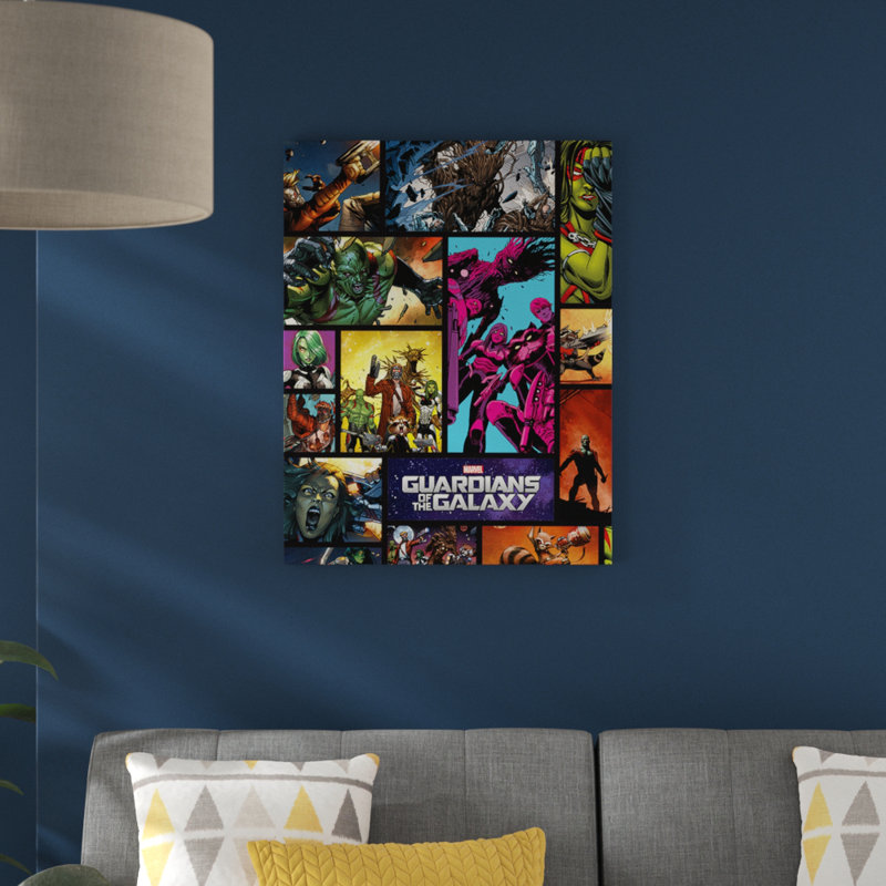 'Guardians of the Galaxy - Comics' Vintage Advertisement, Canvas