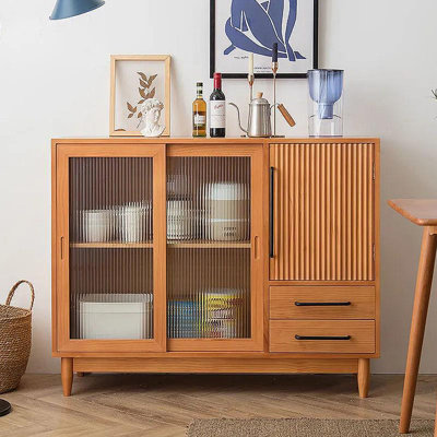 Simple Tea Set Storage Cabinet Sideboard