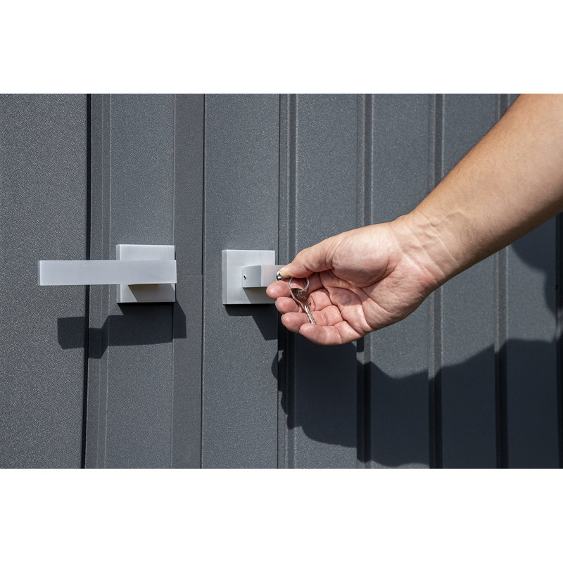 Remise de rangement en acier Elite, 14 x 16, anthracite, Anthracite, L 170,9 po x P 192,7 po x H 94,4 po