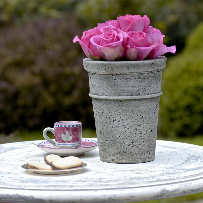 Estancia Handmade Pot Planter, Graystone