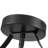3-light Farmhouse Black Semi Flush Mount-562026224