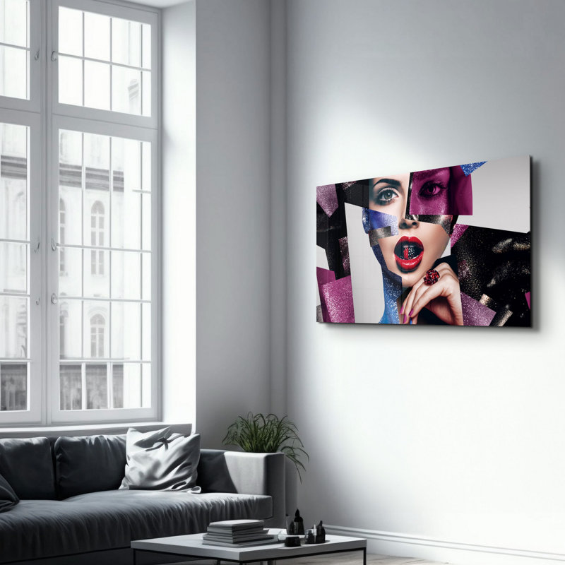 Elegant Tempered Glass Wall Art Painting, 13.8 x 21.7 inches | 100% Tempered Glass, Thickness: 0.16 inches | UV Printed for Vibrant Colors | Perfect for Home Decor, Living Room, & Office Spaces