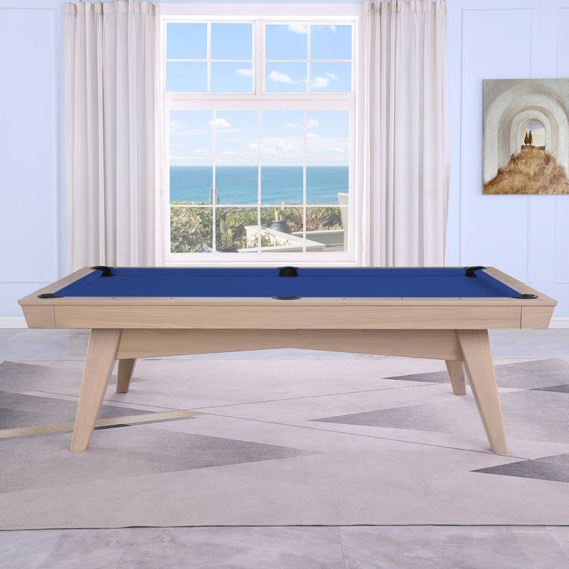 Table de billard Modulite HomeSaison, Bois flottant, 7', Bleu royal résistant à l'eau