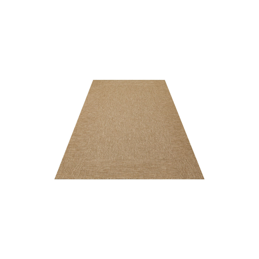 Handgefertigter Teppich Dainah in Beige