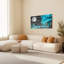 «Cyber Tree and Moon Landscape», ensemble de 1 reproduction d'art sur toile tendue-745979949