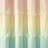 Miguez Ruffled Shower Curtain Rainbow Single