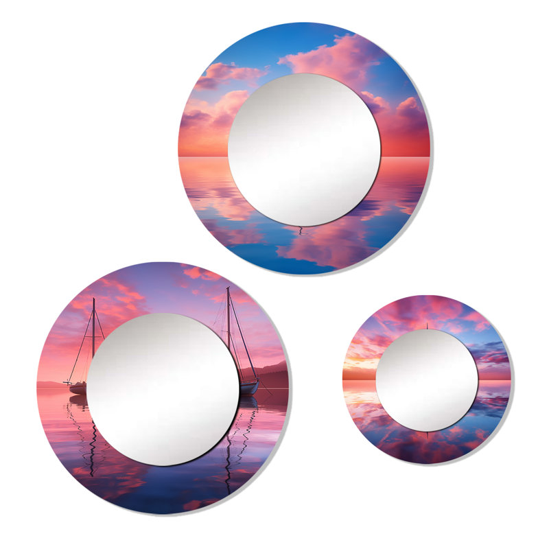 Miroir blanc blanc