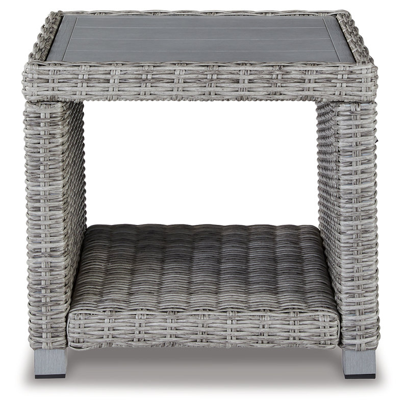 Lylou Square Wicker/Rattan Outdoor Side Table