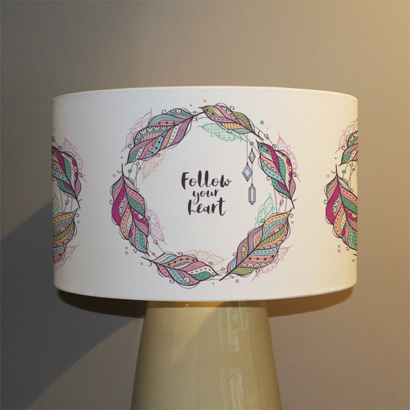 Drum Cotton Lamp Shade ( Uno ), 25cm H x 40cm W x 40cm D