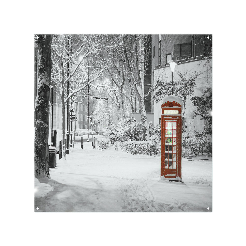 London Snow Dining Splash Back