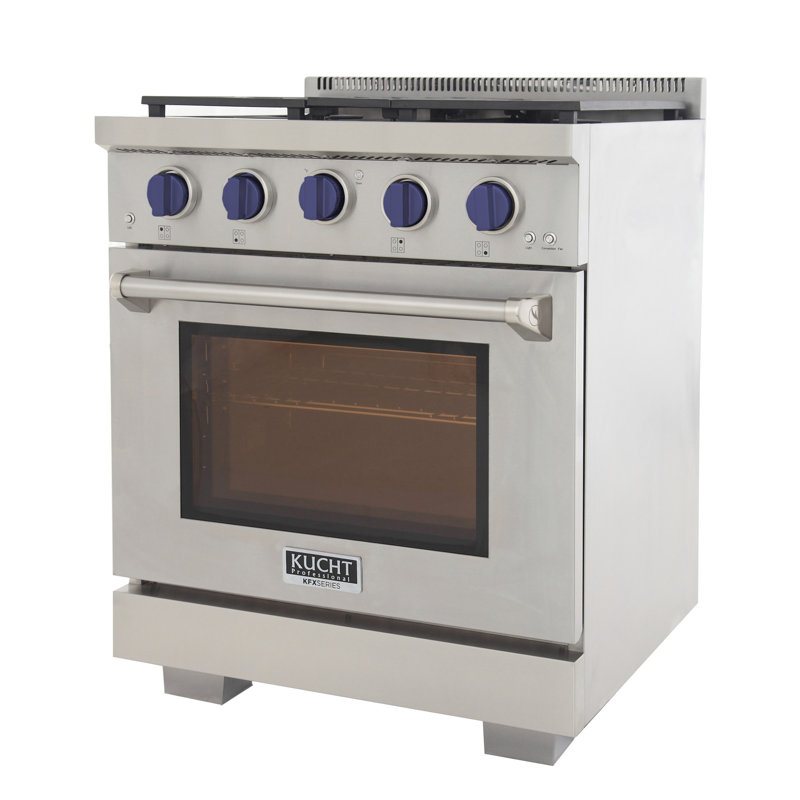 Kucht 30'' W Free Standing Range, Liquid Propane