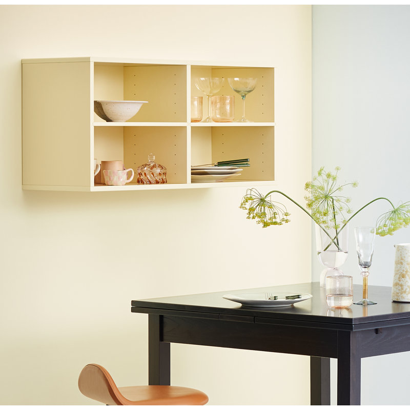 Keep Bookcase, Light Yellow, 56cm x 39.7cm x 42cm D