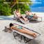 Metal Folding Patio Lounge Chaise-765193252