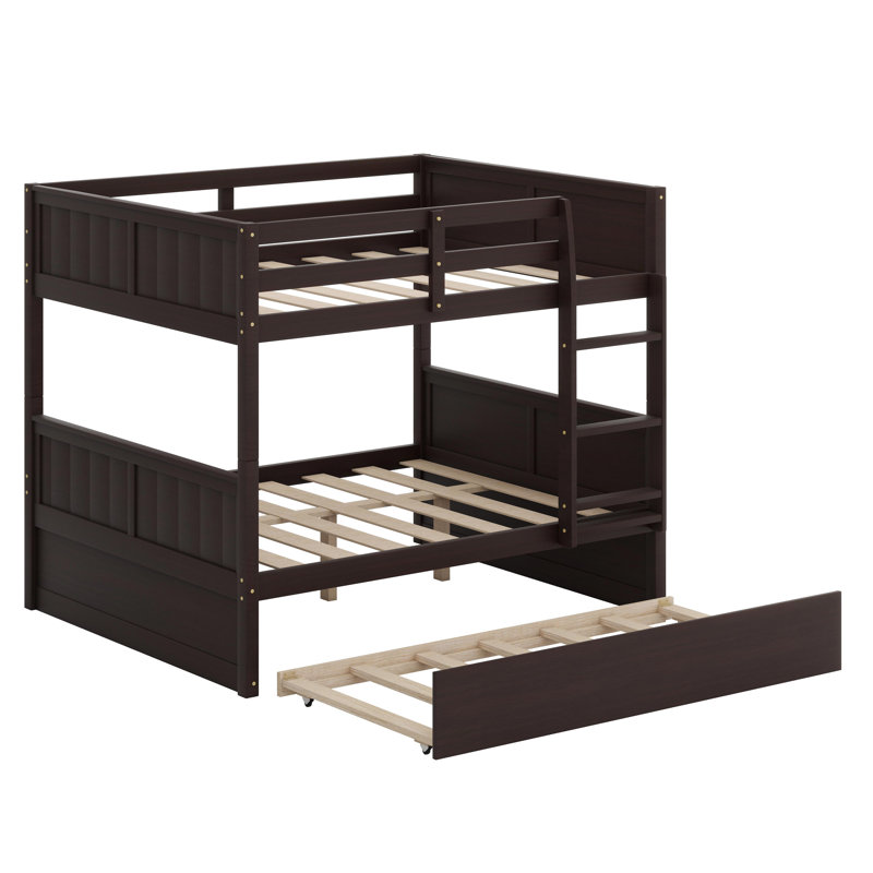 Bunk Bed With Trundle, Espresso