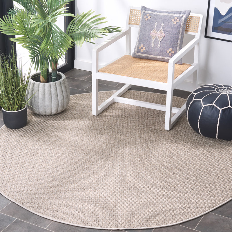 Sisal All-Weather Performance Solid Color Indoor/Outdoor Area Rug, Runner 2'2" x 6'7"