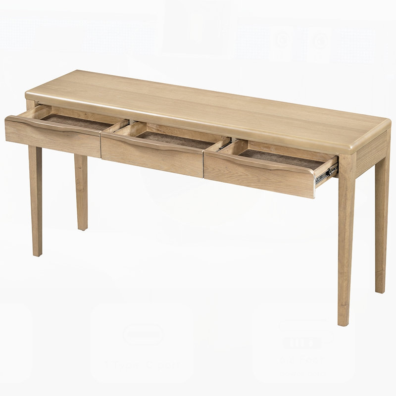 Console avec 3 tiroirs 59,84 po Chiswick, Naturel