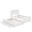 Lit plateforme double avec lit gigogne et 3 tiroirs-1618220019