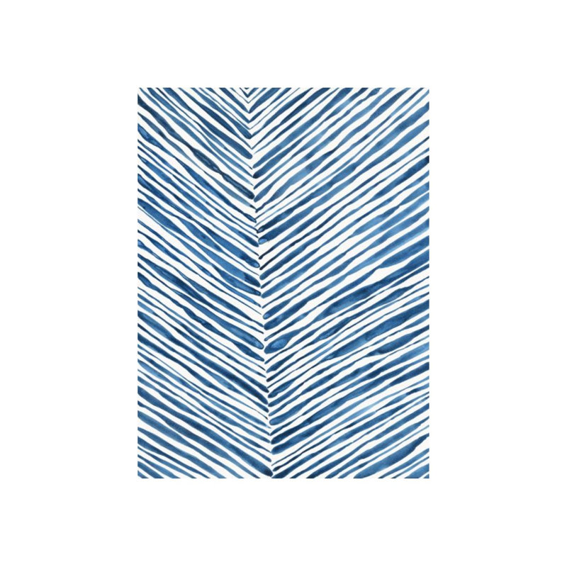 Blue Wood IV Painting by Sara Brown, Glass Coat, 32" H x 24" W