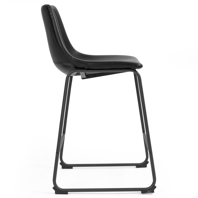 Ensemble de 2 tabourets de comptoir Adan, Tabouret de comptoir (siège d'une hauteur de 23,5