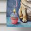 Drapeau «Happy Birthday House»-112736415