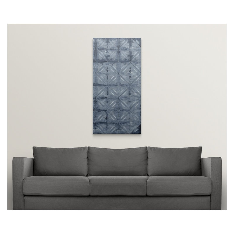 Athey «Shibori IV», impression, H 30 po x l 15 po x 1,5 po, Toile