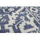 Addie Oriental Hand-Knotted Wool Area Rug in Azure