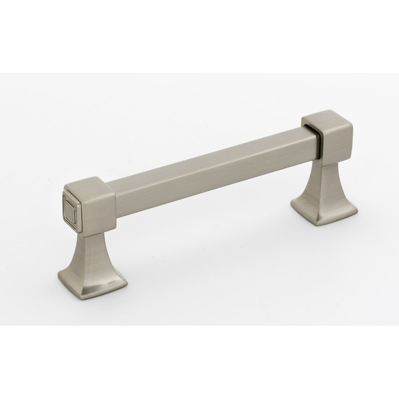 3" Center to Center Bar/Handle Pull, 3 1/2", Satin Nickel