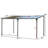 Wall-Mounted Sloping Metal Patio Gazebo