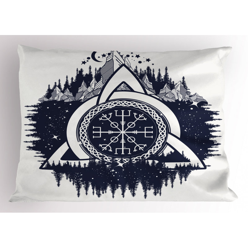 Mountain Polyester Sham Set, Twin