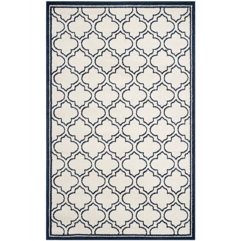 Kimbrough Geometric Hand Woven Indoor / Outdoor Area Rug, Rectangle 183 x 274 cm