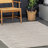 Danish Geometric Handmade Tufted Recycled P.E.T. Indoor/Outdoor Ivory Area Rug-707070797