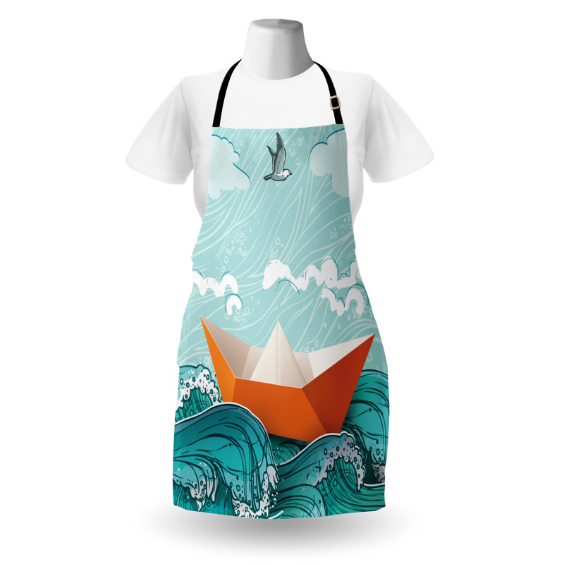 No Pattern Bib Apron