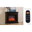 FLAMME 32" Freestanding Electric Fireplace Surround, Ashbourne-1246989339