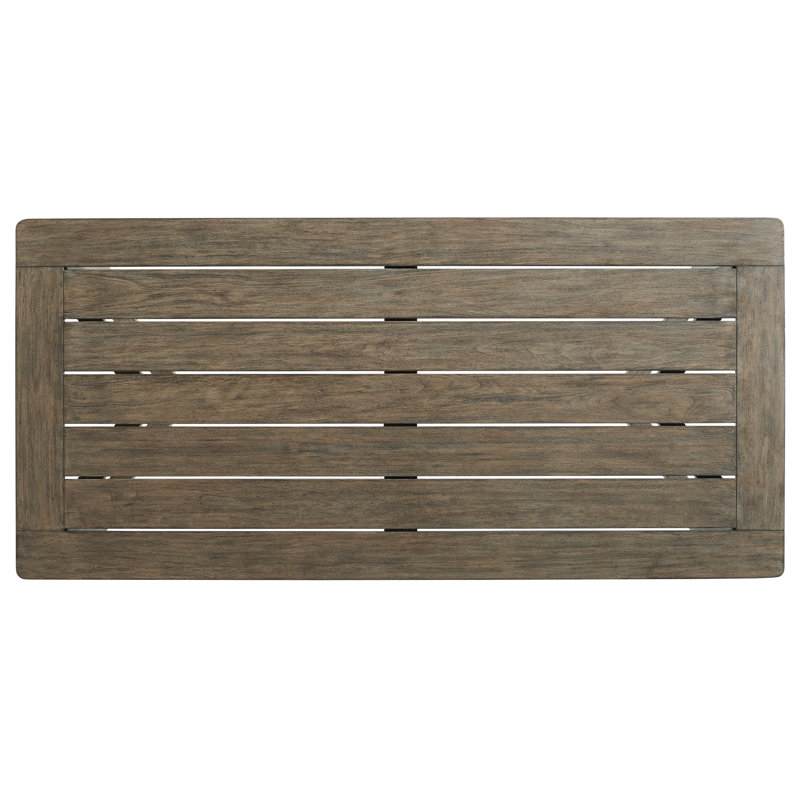 La Jolla Modern Brown Rectangular Cantilevered Bar Table