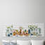 "Lined up Bottles II" par Parvez Taj - Reproduction d'art panoramique sur bois sans cadre-505501685