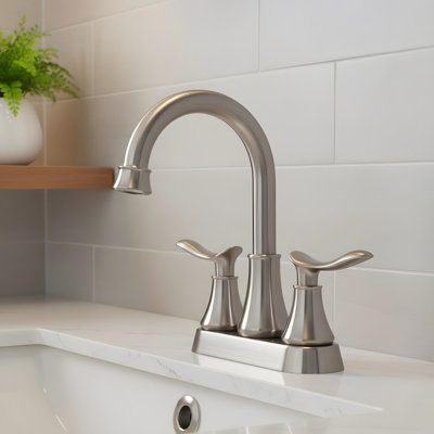 Modern Bathroom Sink Faucet with 2 Handles