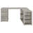 Tona Grey Driftwood 3-Drawer L-Shape Desk
